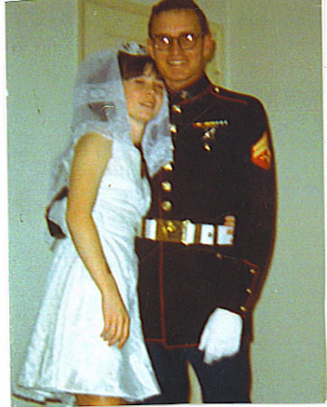 my wedding 1968