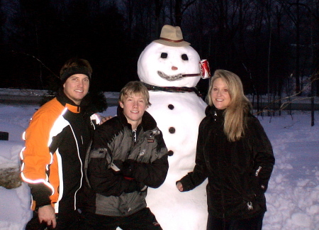 The Snowman in Vermont