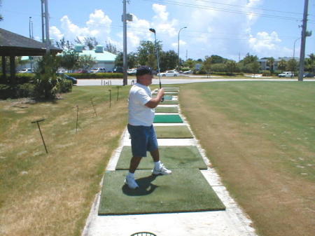 on the range