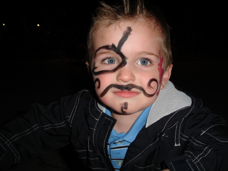 Our son Aiden (2 years old) at "Pirate Night" Spring Break 07