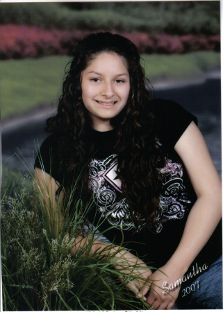 Samantha's School Picture April 2007