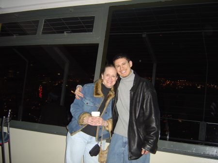 My son, Steven, and I at the Space Needle