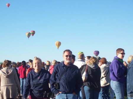 Us at the Balloon Festiva.