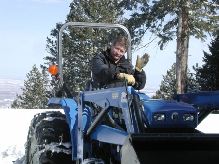 Me plowing after 20 inch strom in Devner