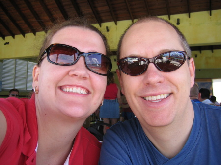 Amy and I on vacation in 2007