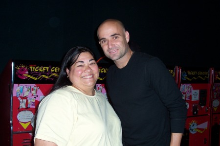 Me & Andre Agassi