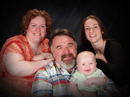 Me, my two daughters, and grandson