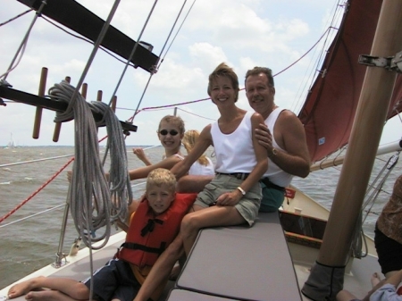 Sailing Galveston Bay 2001