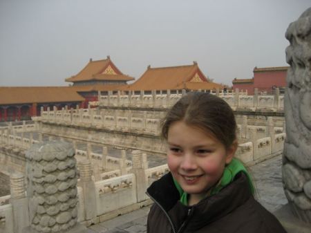 My daughter in China