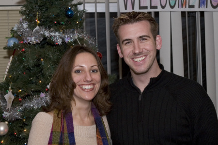Kristen Shaparenko and I at Christmas party '06