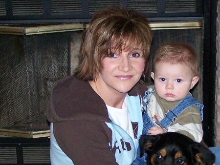 Me and my grandson Peyton