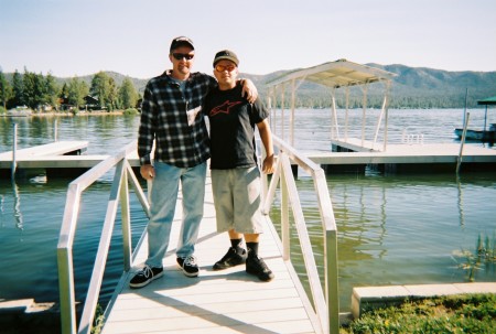 Dad & oldest Son (18 in 06) Big Bear Lake, CA