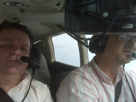 me and Jim plane