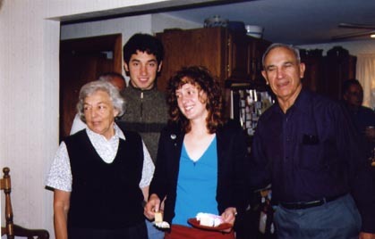 Grammy, Greg, Alissa, Grampy Longo