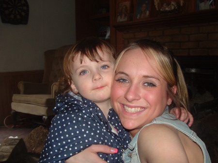 My daughter Danielle with Kylie Sage age 2 1/2