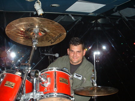 Doug playing at Patch Night Nellis AFB, Las Vegas, NV