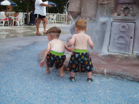My boys at the water park 2006