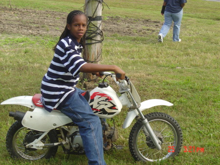 My son Jody (16) on our property in NC.