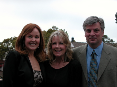 Peter with wife (Betty) on extreme right and friend Linda