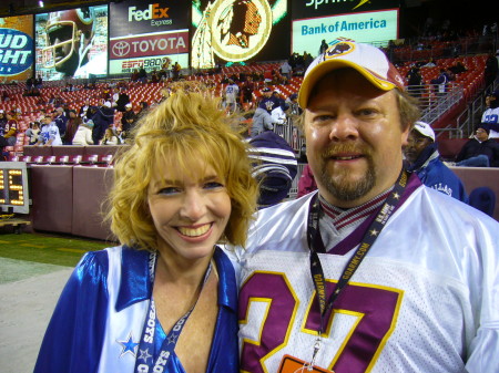 Russ and I on the field.