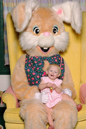 Kimberly & Easter Bunny 2007