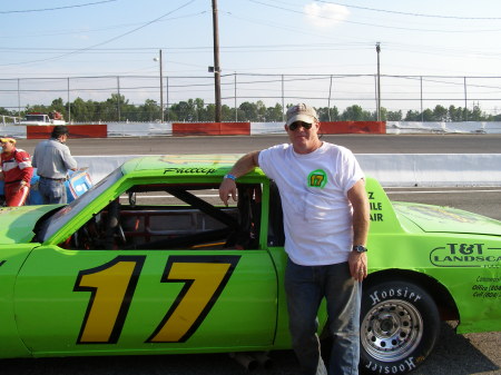 first time behind the wheel at sothside speedway!