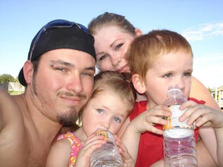 Jake, Amy and my Grandchildren Jadin and Ally