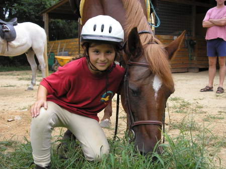 Hailey LOVES Horses!!!