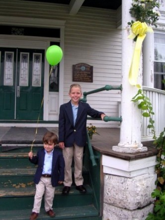 Christopher and Andrew, Joanne and J's sons