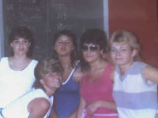 "Class of '87, now this is how We rolled"... (gymnastics class)...