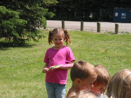 Victoria at her birthday party