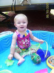 Grand Baby chilling in her pool 06/10/2007
