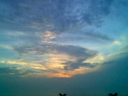Sunset from Kona 11/21/08