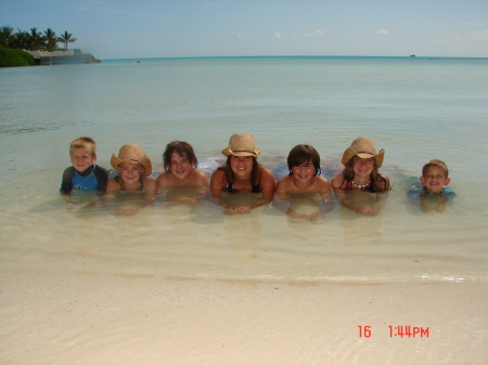 The kids in Turks & Caicos
