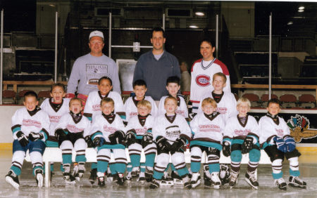 My son's hockey team in Indianapolis -2nd season (1999-2000)