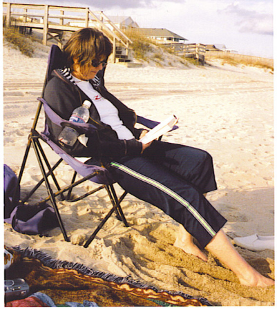 my favorite things - reading and the beach