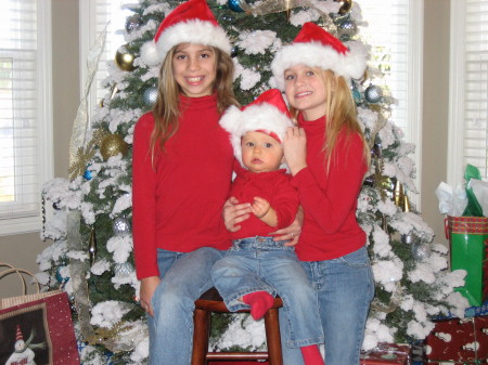 Our 3 girls - XMAS 2007