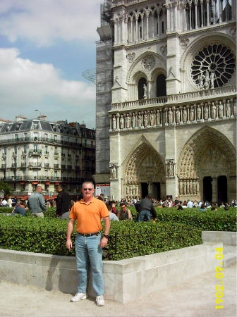 mike grogan at notre dame cathedral