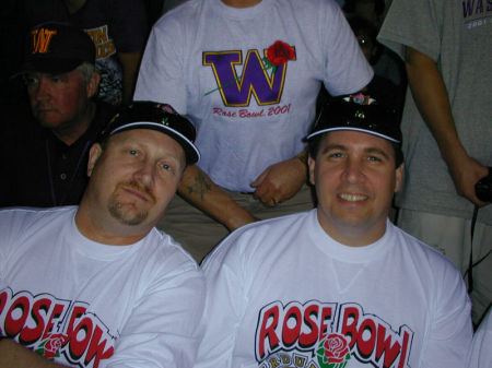 2001 Rosebowl with Brother Andrew