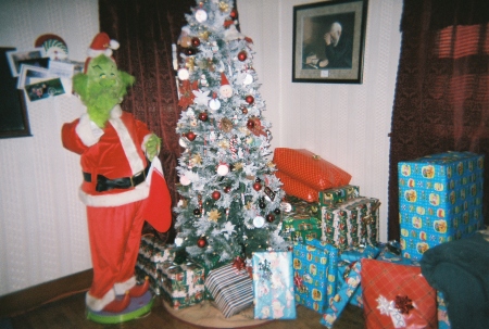 Ryder loves the grinch Santa