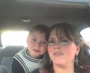 My son Gage and me
