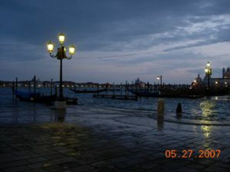 Venice at night