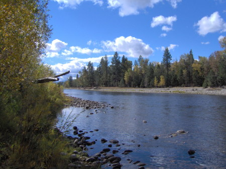 Bitterroot River, Hamilton Montana.  I took this picture.