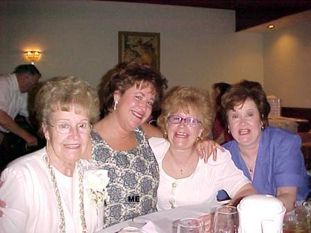 My Mom, me and sisters, MJ and Beverly