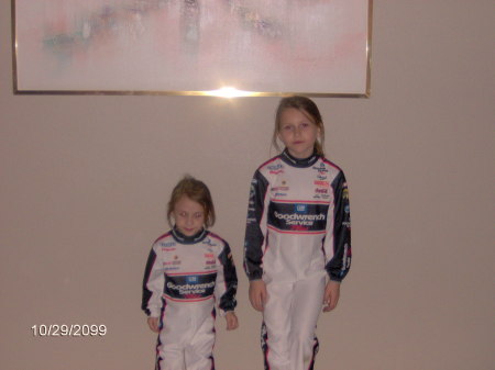 MY NASCAR GIRLS NICHOL AND HEATHER