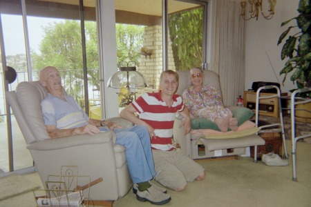 Son Patrick with his grandparents Bill and Dottie Gault