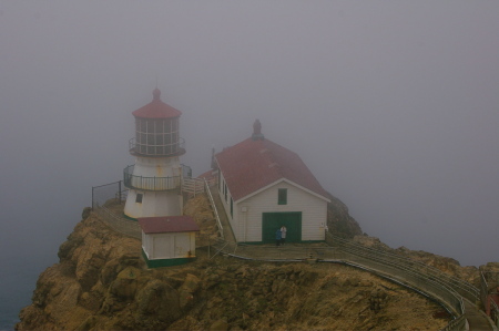A foggy day at Point Reyes Lighthouse
