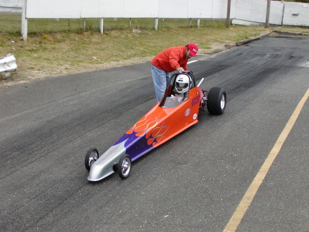 My daughter's Jr. Dragster.