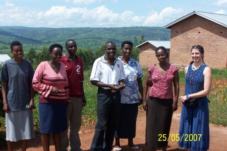Visiting an orphan village in Rwanda Africa