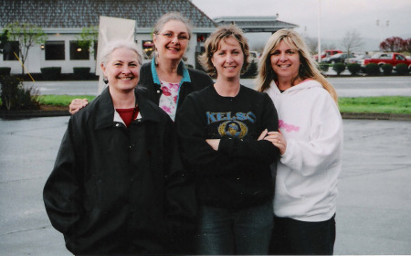 Me (on the left) with 3 of my nieces in Astoria, OR